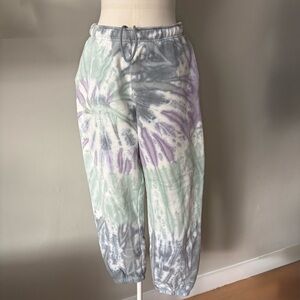 TNA Aritzia Women’s M MEGACOZY AF Tie-Dye Track Pants